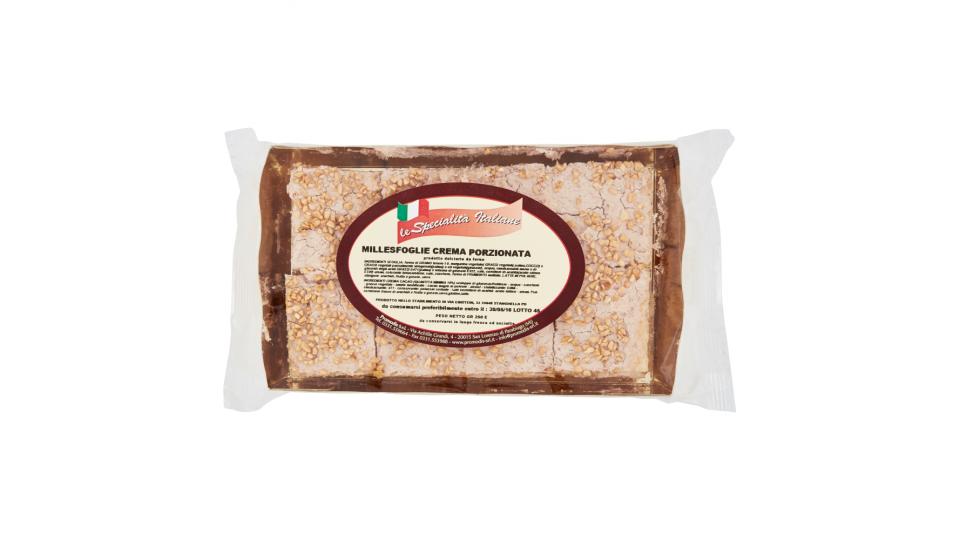 Le Specialità Italiane Millesfoglie Crema Porzionata