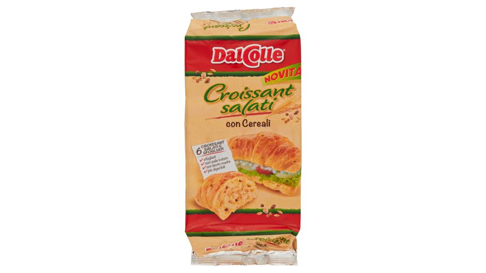 Dal Colle Croissant salati con cereali 6 pezzi