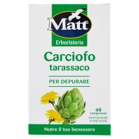 Matt&diet Erboristeria Carciofo tarassaco 40 compresse
