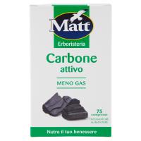 Matt&diet Erboristeria Carbone attivo vegetale 75 compresse