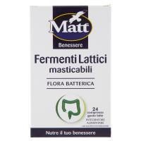Matt&diet Benessere Fermenti lattici masticabili 24 compresse
