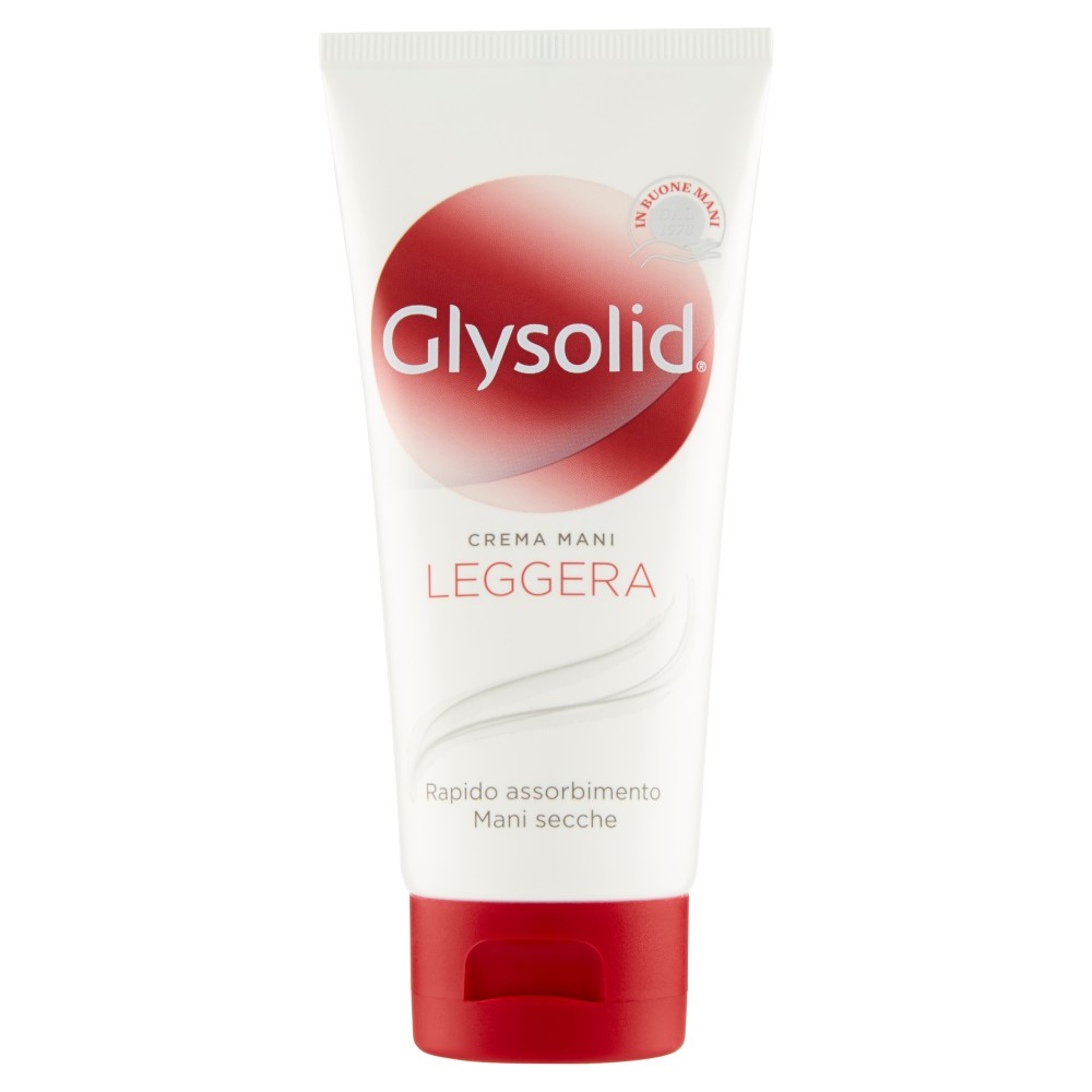 Glysolid Crema mani leggera mani secche