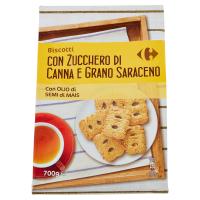 Carrefour Biscotti con Zucchero di Canna e Grano Saraceno