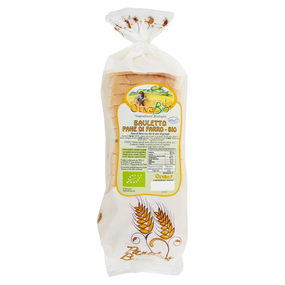 OrvaBio Bauletto Pane di farro - bio