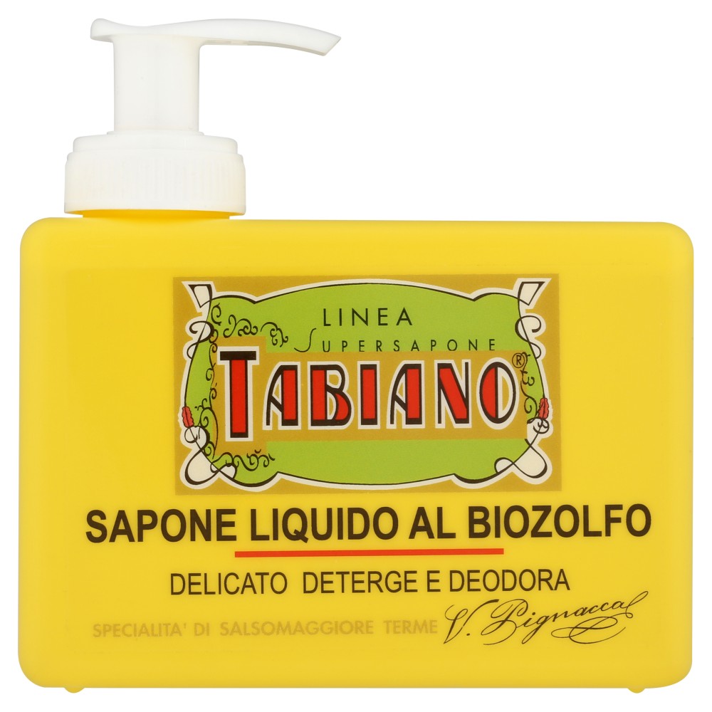 Pilogen Carezza Linea Supersapone Tabiano Sapone liquido al biozolfo