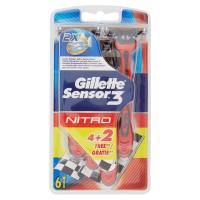 Gillette Sensor3 Nitro Usa&Getta - 4 rasoi +