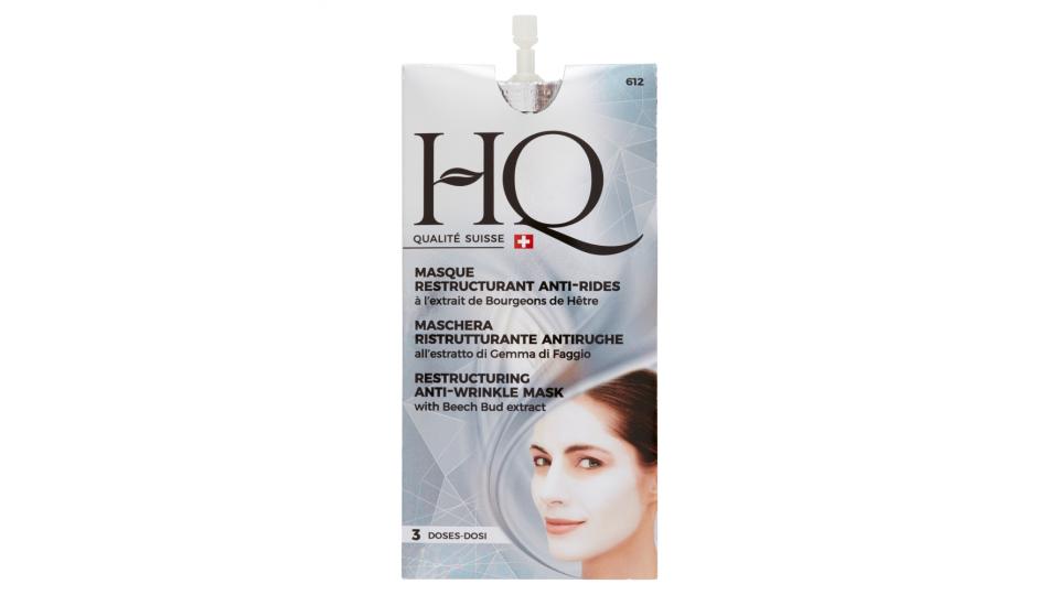 HQ Maschera Ristrutturante Antirughe all'estratto di Gemma di Faggio