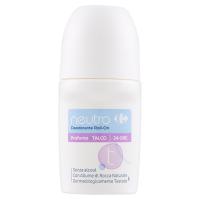 Carrefour neutro Deodorante Roll-On Profumo Talco
