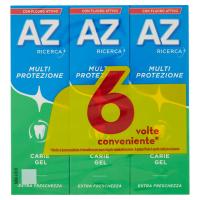 AZ Ricerca Dentifricio Multi Protezione Carie Gel + Fluoro Attivo