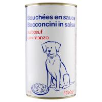 Bocconcini in salsa con manzo per cani