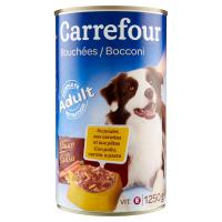 Carrefour Adult Bocconi in Salsa Con pollo, carote e pasta per cani