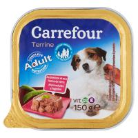 Carrefour Adult Terrine al prosciutto e fagiolini per cani