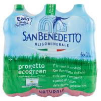 Acqua Minerale San Benedetto Benedicta Ecogreen naturale 6 x