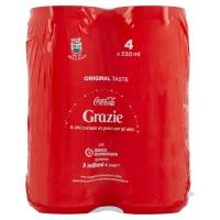 Coca-Cola Original Taste lattine 330 ml Confezione da