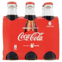 Coca-Cola Original Taste bottiglie di vetro da 200 ml confezione da