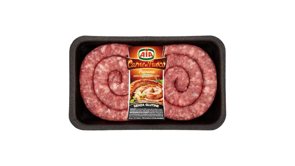 Aia Carne al Fuoco Paesana salsiccia fresca di suino