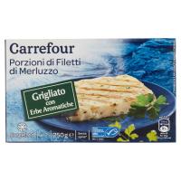 Carrefour Porzioni di Filetti di Merluzzo Grigliato con Erbe Aromatiche Surgelato