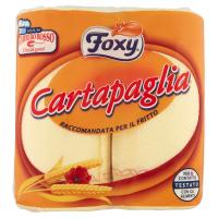 Foxy Cartapaglia Asciugatutto 2 veli decorato