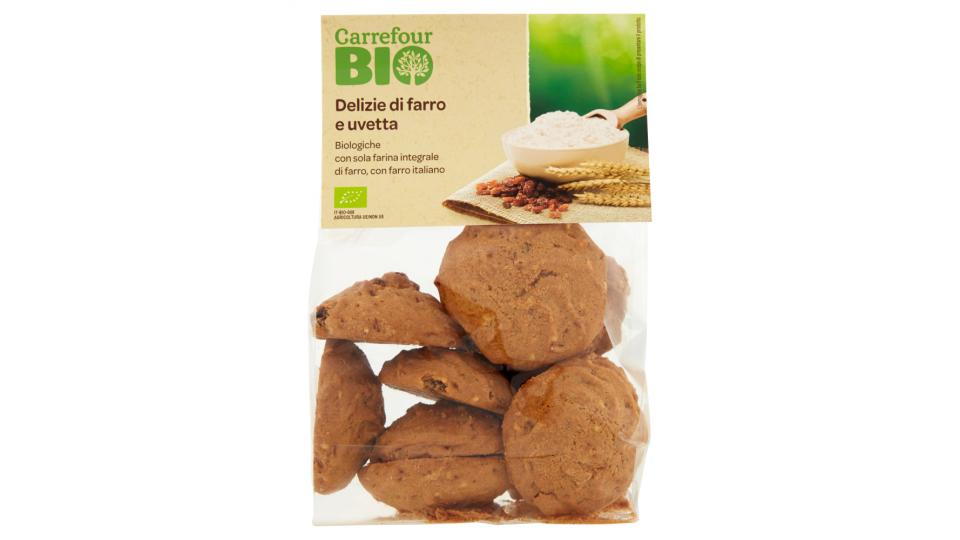 Carrefour Bio Delizie di farro e uvetta