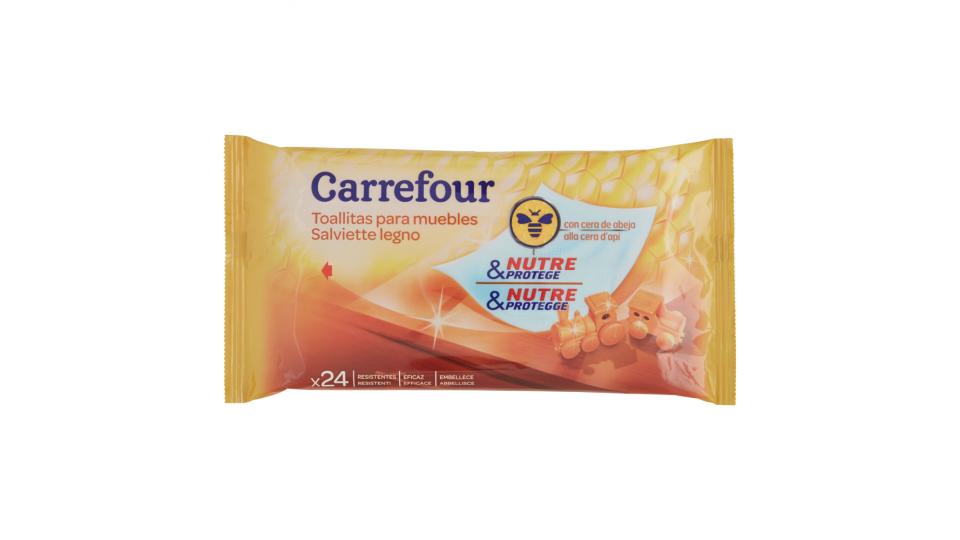 Carrefour Salviette legno alla cera d'api