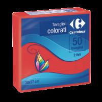 Tovaglioli Carrefour 2 Veli Rosso