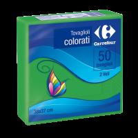 Tovaglioli Carrefour 2 Veli Verde