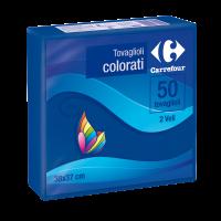 Tovaglioli Carrefour 2 Veli Blu