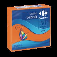 Tovaglioli Carrefour 2 Veli Arancio