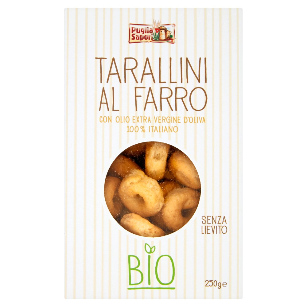 Puglia sapori Tarallini al farro bio
