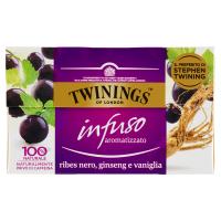 Twinings Infuso Aromatizzato Ribes Nero, Ginseng e Vaniglia