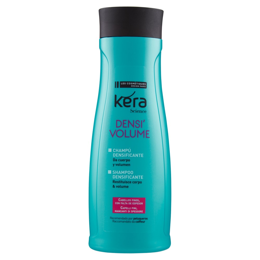 Kera Science Densì Volume Shampoo Densificante Capelli Fini , Mancanti di Spessore