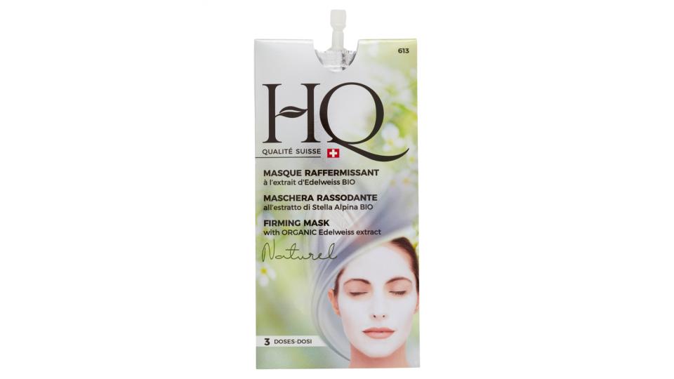 HQ Maschera Rassodante all'estratto di Stella Alpina Bio