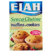Elah Senza Glutine Preparato per muffin e cookies con cranberries