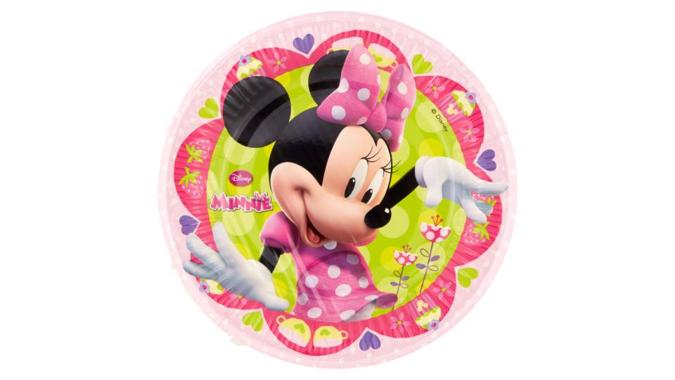 Decorata Party Piatti in Carta Disney Minnie 19,5 cm