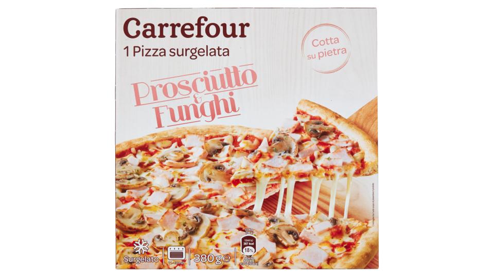 Carrefour 1 Pizza surgelata Prosciutto & Funghi Surgelati e Gelati