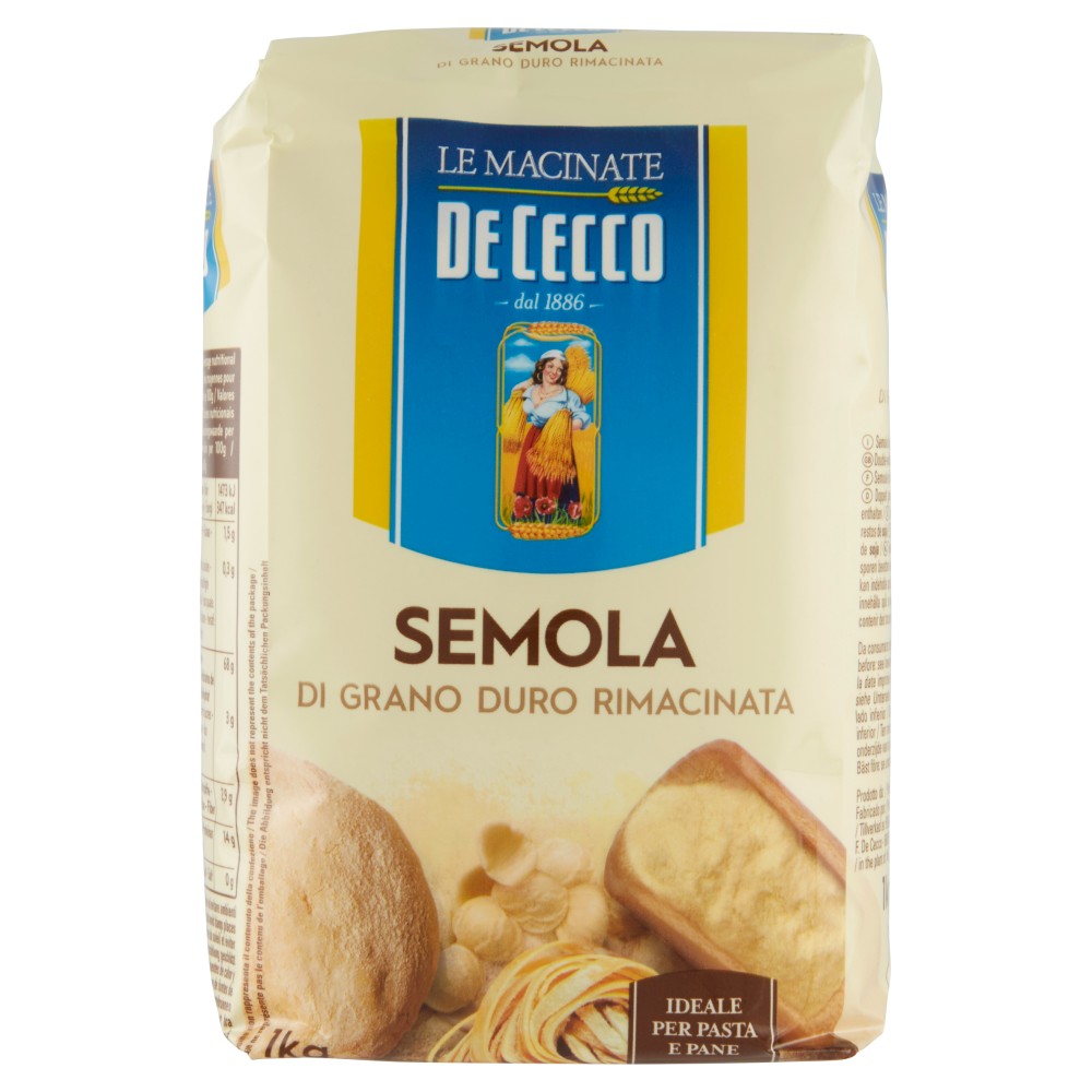 De Cecco Semola di Grano Duro Rimacinata
