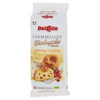 Dal Colle Ciambelline Biologiche Mirtilli Rossi 6 Merende