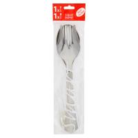 2 Set Posate Servizio Smart Plastinox