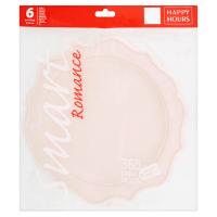 6 Piatti Smart Romance Ø26 cm Rose Del