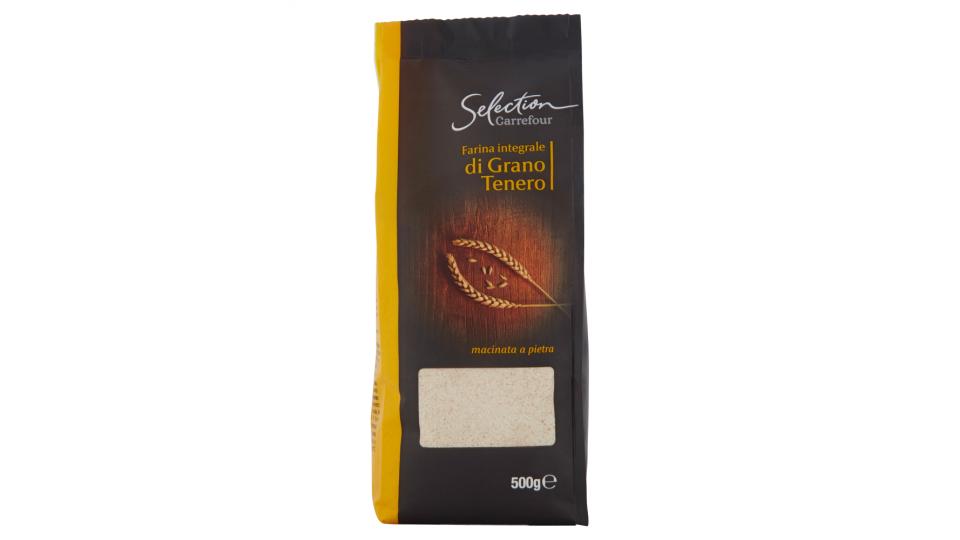 Carrefour Selection Farina integrale di Grano Tenero macinata a pietra