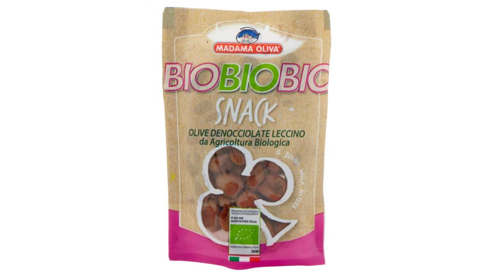 Madama Oliva Bio Snack Olive Denocciolate Leccino