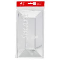 4 Vassoi Rettangolari Smart Silver