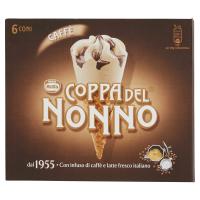 MOTTA COPPA DEL NONNO Cono gelato al Caffè con infuso di Caffè e variegatura al Cioccolato