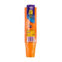 Carrefour Bicchieri in Plastica Arancioni