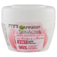 Garnier SkinActive Crema Idratante Lenitiva con Acqua di Rosa 3in1 Giorno Notte Maschera