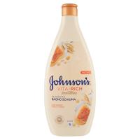 Johnson's Vita-Rich smoothies Bagno Schiuma Rilassante con Yogurt, Miele e Avena