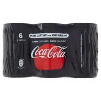 Coca-Cola zero lattina da 150ml confezione da