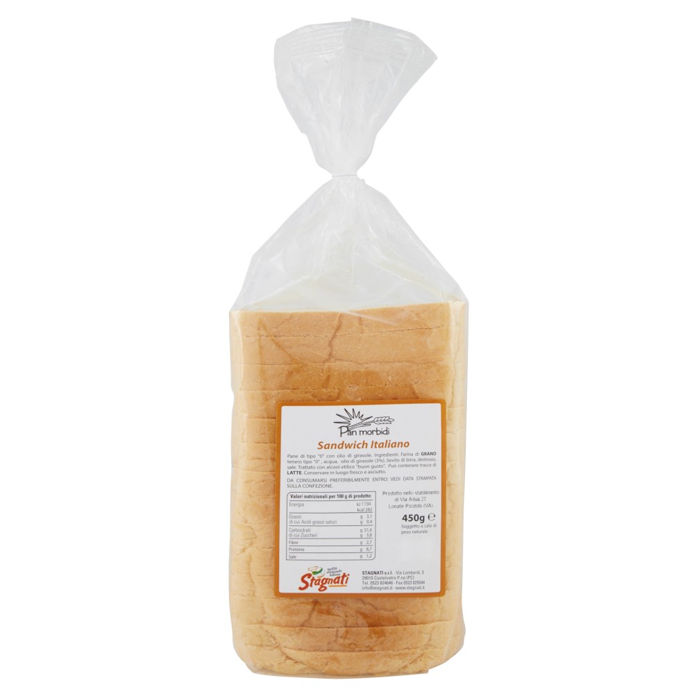 Stagnati Pan morbidi Sandwich Italiano
