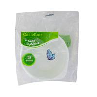 Carrefour Scodelle Bianche in Plastica 25 pz
