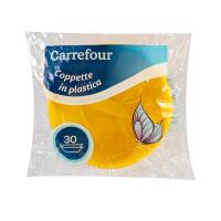 Carrefour Coppette in Plastica Gialle 30 pz